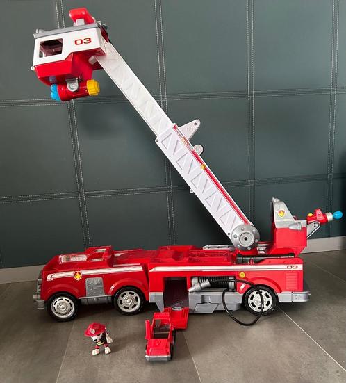 Paw patrol brandweerwagen, Kinderen en Baby's, Speelgoed | Speelgoedvoertuigen, Gebruikt, Ophalen