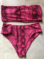 V) CC44 fel roze bikini slangenprint maat M, Kleding | Dames, Badmode en Zwemkleding, Verzenden, Zo goed als nieuw, Roze, Bikini
