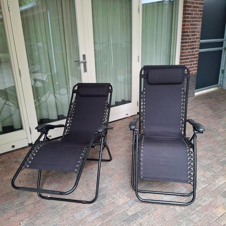 2 ANWB Lucca relaxstoelen, Tuin en Terras, Ligbedden, Ophalen