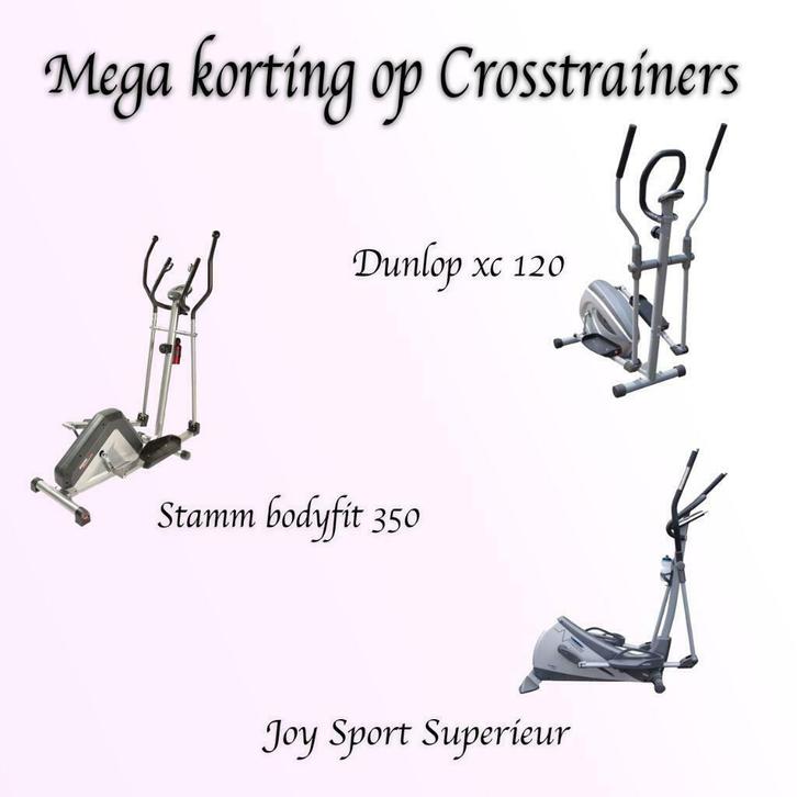 Aanbieding Diverse Crosstrainer vanaf €299 MEGA hoge korting, Sport en Fitness, Fitnessapparatuur, Nieuw, Crosstrainer, Ophalen of Verzenden