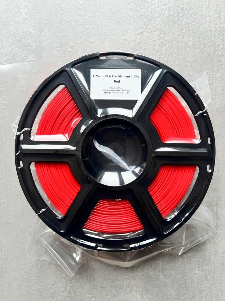 PLA Pro filament rood!, Computers en Software, 3D-printerbenodigheden, Nieuw, Ophalen of Verzenden