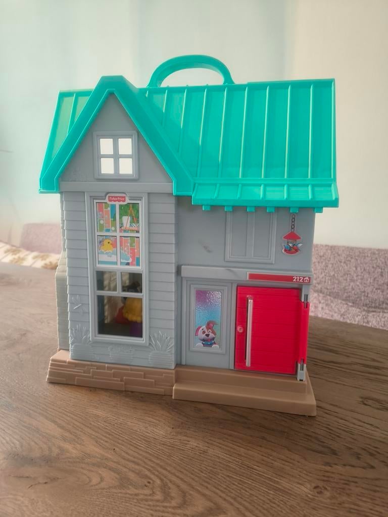 Fisher Price Little People huis, Kinderen en Baby's, Speelgoed | Poppenhuizen, Ophalen of Verzenden, Zo goed als nieuw, Poppenhuis