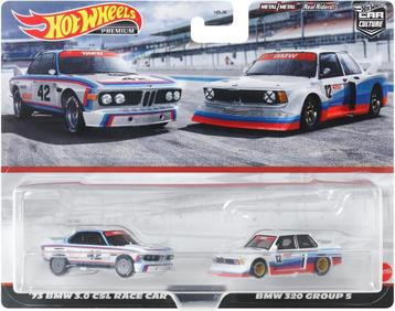 Hot Wheels Premium 2-Pack BMW '73 3.0 CSL & 320 Group 5 beschikbaar voor biedingen