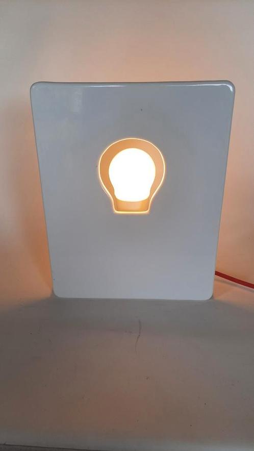 Keramiek unieke tafellamp doly design,lees de beschrijving, Huis en Inrichting, Lampen | Tafellampen, Zo goed als nieuw, Minder dan 50 cm