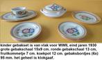 zeer fraai antiek kinder gebak serviesje is vroeg jaren 30, Antiek en Kunst, Antiek | Speelgoed, Ophalen of Verzenden
