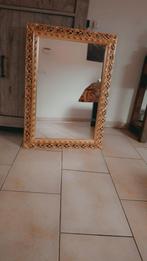 Decoratieve gouden spiegel – klassiek barok ontwerp, Ophalen, Zo goed als nieuw, Rechthoekig, Minder dan 100 cm