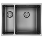 Caressi Gun Metal Spoelbak - Nieuw in doos, Ophalen, Nieuw, 50 tot 100 cm, Minder dan 100 cm