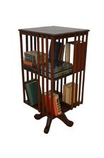Antieke eiken boekenmolen 100 cm hoog, Ophalen