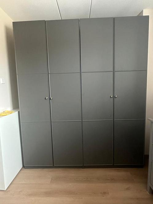 Nieuwe Ikea pax kast grijs, Huis en Inrichting, Kasten | Kledingkasten, Zo goed als nieuw, 200 cm of meer, 200 cm of meer, 50 tot 75 cm