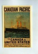 scheepvaart-foto/kaart-canadian pacific., Ophalen of Verzenden, Zo goed als nieuw, Motorboot, Boek of Tijdschrift
