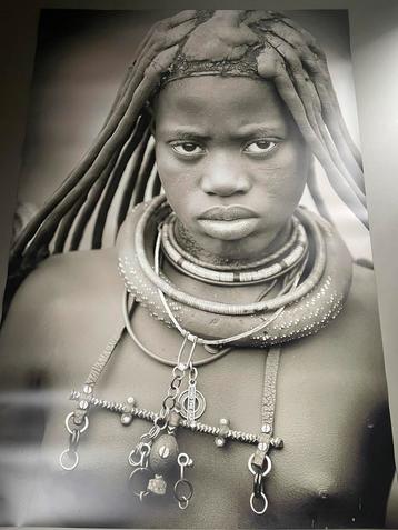 Himba Foto aan de muur 1x1,50 meter izgs beschikbaar voor biedingen