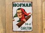 Reclamebord Hofnar Nooit fijner gerookt 20x30, Ophalen of Verzenden, Zo goed als nieuw, Reclamebord