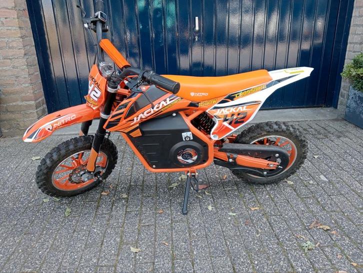 Elektrische Kinder crossmotor 1000w 48 volt, Fietsen en Brommers, Minibikes, Midibikes en Pitbikes, Zo goed als nieuw, Overige typen