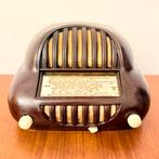 ART DECO BUIZENRADIO SONORA SONORETTE 50 VINTAGE 1953 RARE, Antiek en Kunst, Antiek | Tv's en Audio, Verzenden