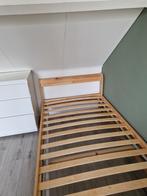 Ikea Neiden bedframe inclusief Luroy lattenbodem, Huis en Inrichting, Slaapkamer | Bedden, 90 cm, Gebruikt, Eenpersoons, Hout