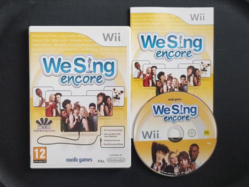 OPRUİMEN | Wii | We Sing Encore, Spelcomputers en Games, Games | Nintendo Wii, Gebruikt, Muziek, 3 spelers of meer, Vanaf 12 jaar