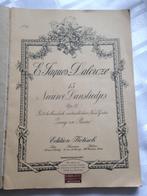 E. Jacques-Dalcroze - 15 nieuwe dansliedjes op 37 bladmuziek, Verzenden, Gebruikt, Overige soorten, Klassiek