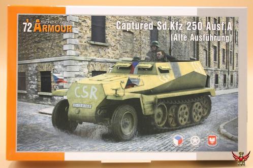 ROWASP | Special Armour 1/72 Captured Sd Kfz 250 Ausf A, Hobby en Vrije tijd, Modelbouw | Auto's en Voertuigen, Nieuw, Truck, 1:50 of kleiner