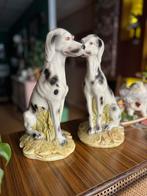 Prachtige vintage, Hollywood Regency, Dalmatier beelden, Ophalen of Verzenden, Gebruikt, Dier