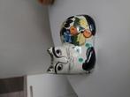 Vintage Tonala Mexican Pottery Folk art cat, Ophalen of Verzenden, Zo goed als nieuw, Dier