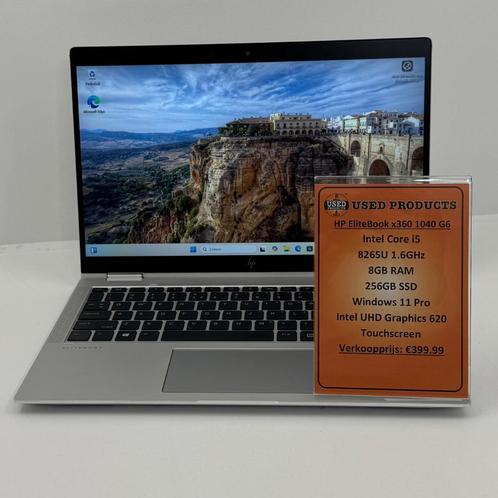HP EliteBook x360 1040 G6 Laptop | Touchscreen | Intel Core, Computers en Software, Windows Laptops, Zo goed als nieuw, SSD, Minder dan 2 Ghz