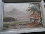 DOEDOEND, Indonesisch schilderij, Landschap/Bergen, Ophalen of Verzenden