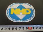 sticker Zierikzee Velsen Noord NOORDHOEK DIVING NHD, Ophalen, Zo goed als nieuw
