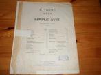 Simple aveu - francis thomé, Gebruikt, Ophalen of Verzenden, Artiest of Componist, Piano