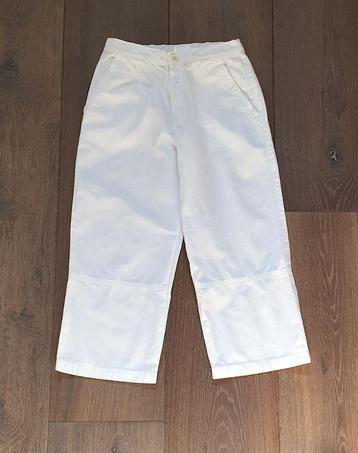 NIEUW 75€ witte enkelvrije meisjes broek, maat 146 beschikbaar voor biedingen