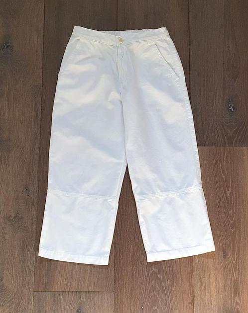 NIEUW 75€ witte enkelvrije meisjes broek, maat 146, Kinderen en Baby's, Kinderkleding | Maat 146, Nieuw, Meisje, Broek, Ophalen of Verzenden