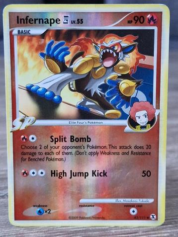 Infernape Lv.55 43/111 Pokemon Rising Rivals (Hologram)