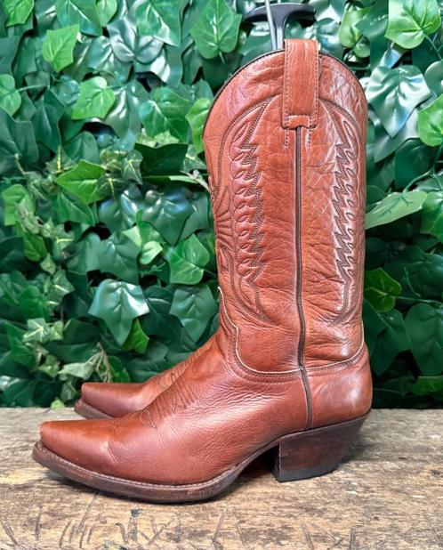 bijna Nieuw gave laarzen van Sendra maat 38, Kleding | Dames, Schoenen, Zo goed als nieuw, Hoge laarzen, Bruin, Ophalen of Verzenden