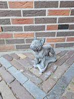 Betonbeeld Franse buldog, Tuin en Terras, Tuinbeelden, Ophalen, Nieuw, Beton, Dierenbeeld