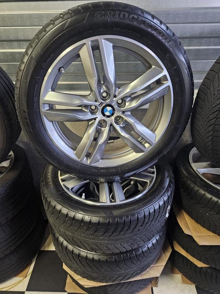 Originele BMW 18 inc M Velgen Banden X1 F48 X2 F39 winterset, Auto-onderdelen, Banden en Velgen, Velg(en), Winterbanden, 18 inch