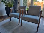 Ekenaset fauteuil - Vintage / Retro stoelen, Huis en Inrichting, Stoelen, Ophalen, Zo goed als nieuw, Grijs, Twee