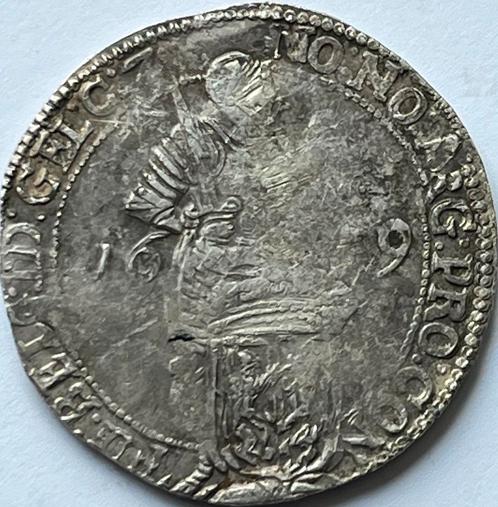 Gelderland schaarse zilveren dukaat 1659, Postzegels en Munten, Munten | Nederland, Overige waardes, Vóór koninkrijk, Ophalen of Verzenden