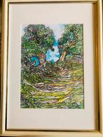 Twee bomen in Frankrijk. Door Carlos Nunez, Antiek en Kunst, Kunst | Schilderijen | Modern, Ophalen of Verzenden