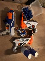 Nerff lasergame(2x)+grote en klein pistool, Ophalen, Zo goed als nieuw