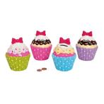 Spaarpot cupcake of kubus rubiks cube - keramiek, Steen, Aardewerk of Keramiek, Kwastje-over-Kastje, Nieuw, Ophalen of Verzenden