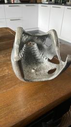 Aluminium krokodillen schedel van 42cm lang, Ophalen of Verzenden
