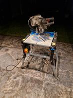 Ferm zaagtafel afkortzaag, Doe-het-zelf en Verbouw, Gereedschap | Zaagmachines, Ophalen, Gebruikt, FERM, Afkortzaag