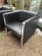 2x Wilkhahn Cubis 831 fauteuils chroom poten, Ophalen, Gebruikt, Chique Kantoor Klassiek Hal Loungen Industrieel Strak Bauhaus