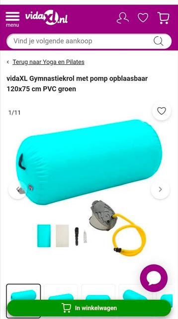 Gymnastiek rol van VidaXl  beschikbaar voor biedingen