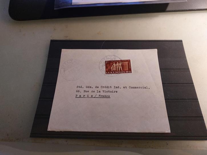 Luxemburg, mooie brief met Michel 482, 10%, Postzegels en Munten, Postzegels | Volle albums en Verzamelingen, Buitenland, Verzenden