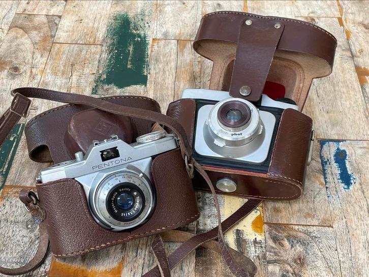 Pentona met Trioplan lens en Certo-phot (sluiters defect), Audio, Tv en Foto, Fotocamera's Analoog, Niet werkend, Compact, Overige Merken
