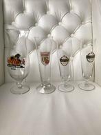 Bierglazen 4stuks, Ophalen of Verzenden, Zo goed als nieuw, Glas of Glazen, Overige merken