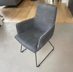 Eetkamer stoelen (8 stuks), Huis en Inrichting, Stoelen, Gebruikt, Ophalen of Verzenden, Metaal, Grijs