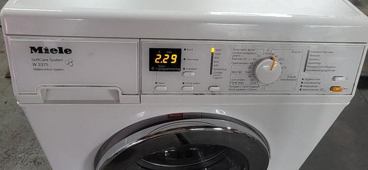 Miele Softcare System W3375 in topstaat! 2018, Witgoed en Apparatuur, Wasmachines, Zo goed als nieuw, Voorlader, 6 tot 8 kg, 85 tot 90 cm