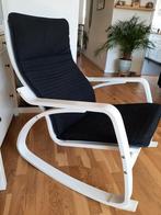 ikea poäng schommelstoel, Huis en Inrichting, Fauteuils, Ophalen, Hout, 75 tot 100 cm, Zo goed als nieuw