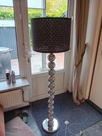 Zilveren bollamp met ikea kap, Ophalen of Verzenden, Zo goed als nieuw